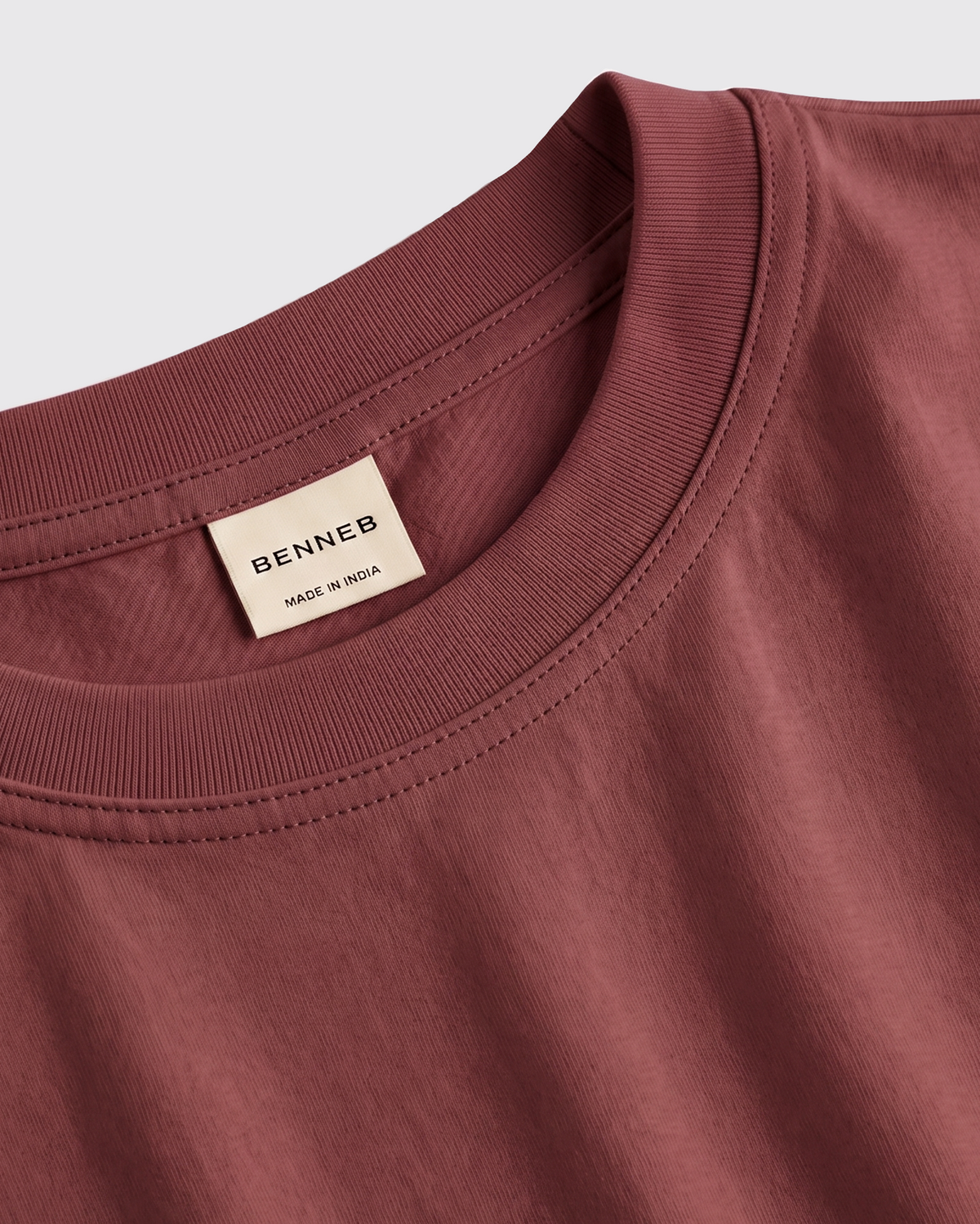 Deep Burgundy Oversized T-Shirt